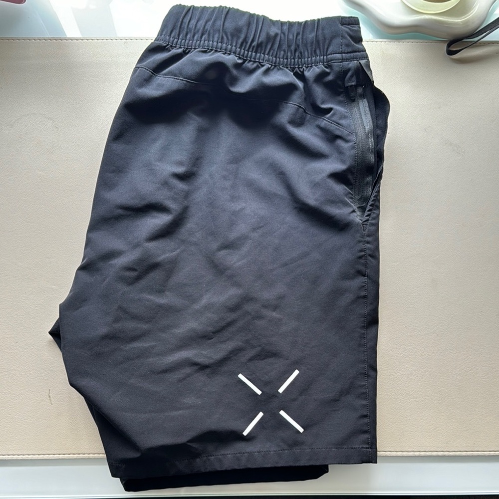 Ten Thousand Black Athletic Shorts